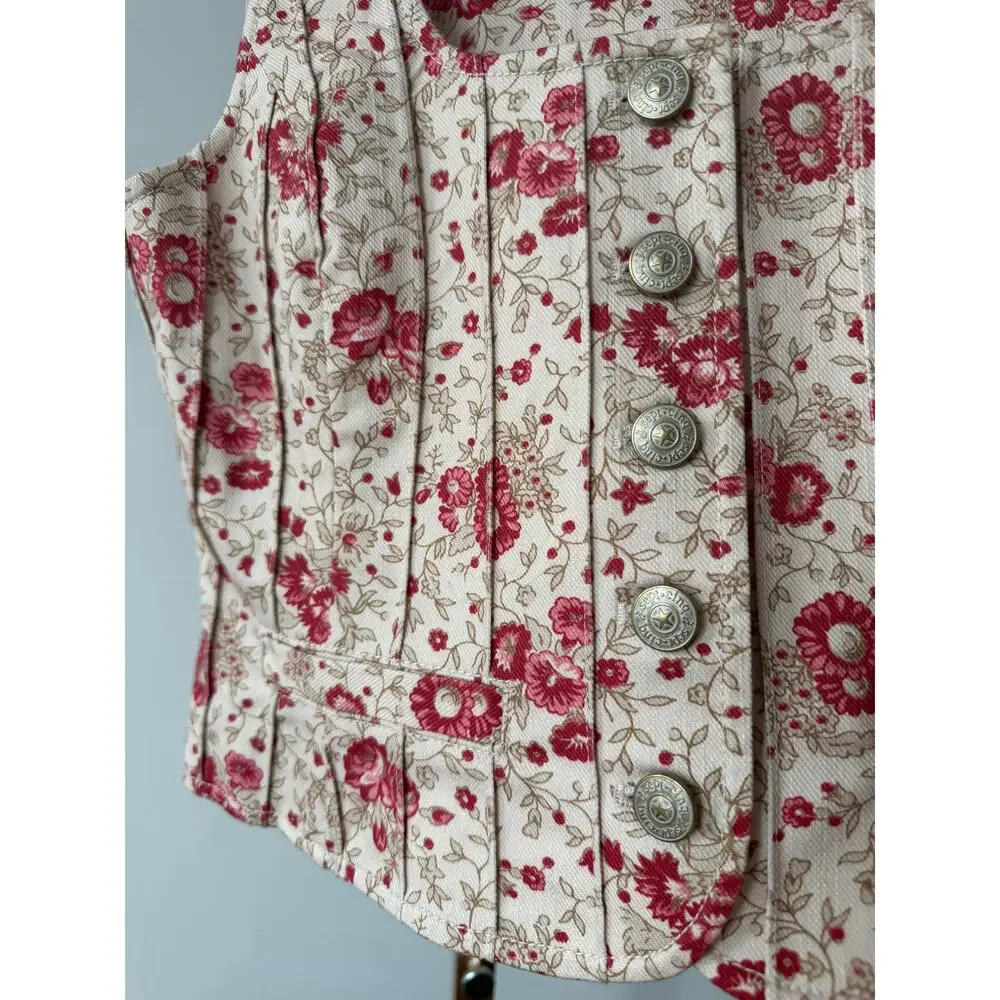 Cinq à Sept Rowena Jean Cottagecore Floral Tank Top Size S NEW - Picture 4 of 11